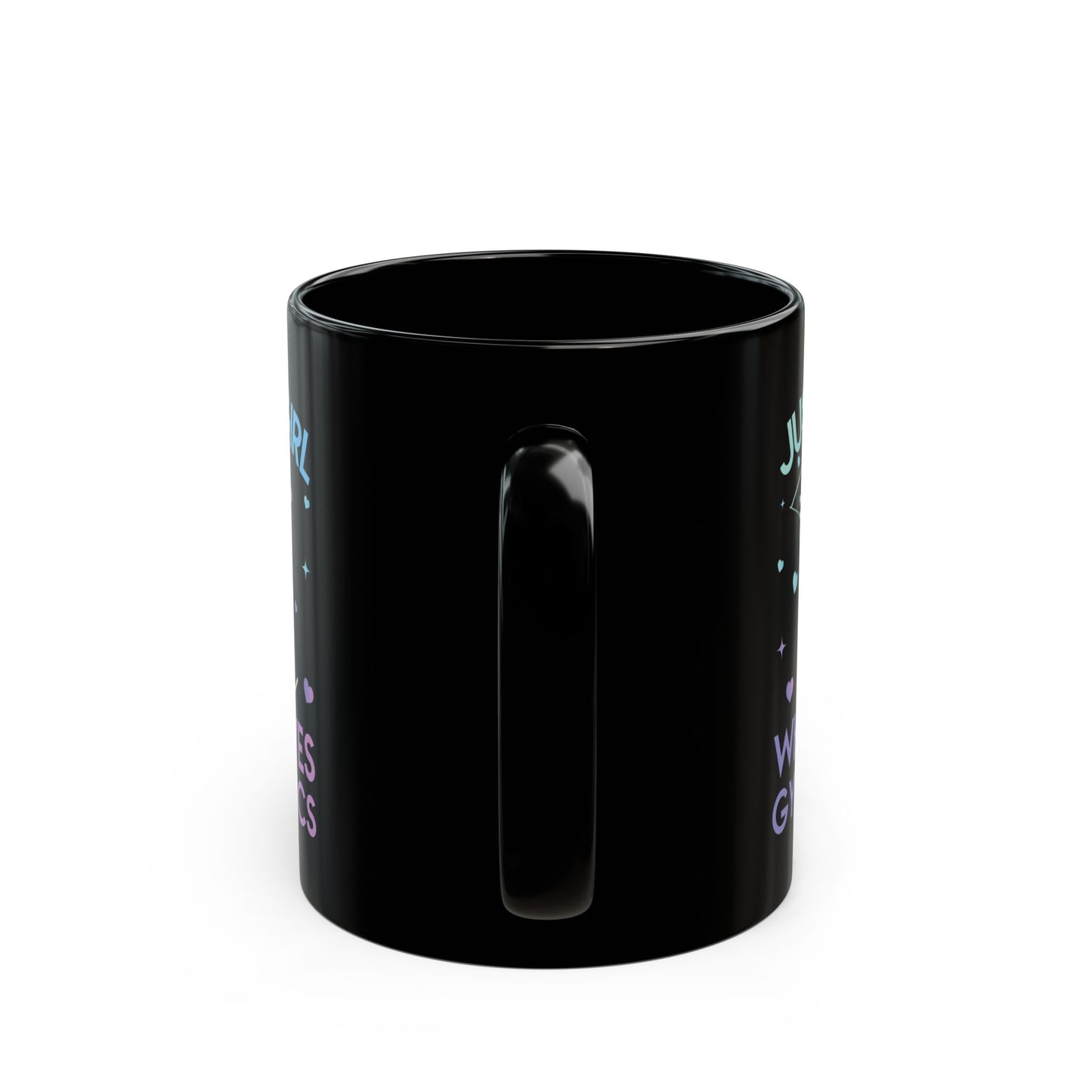 Just A Girl Who Loves Gymnastics Black Mug (11oz, 15oz)