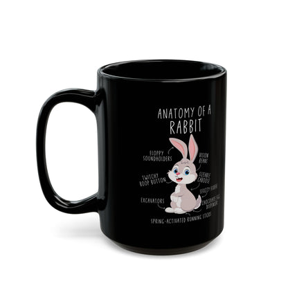 Anatomy of a Rabbit Mug – Funny Bunny Coffee Cup