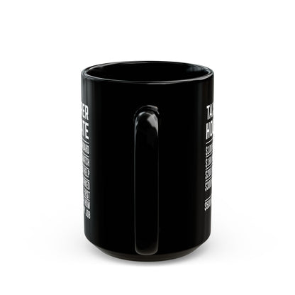 Tax Preparer Hourly Rate Mug – Funny Black Coffee Cup Gift