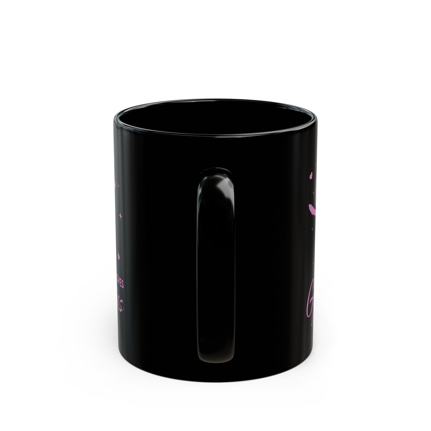 Just A Girl Who Loves Gymnastics Black Mug (11oz, 15oz)