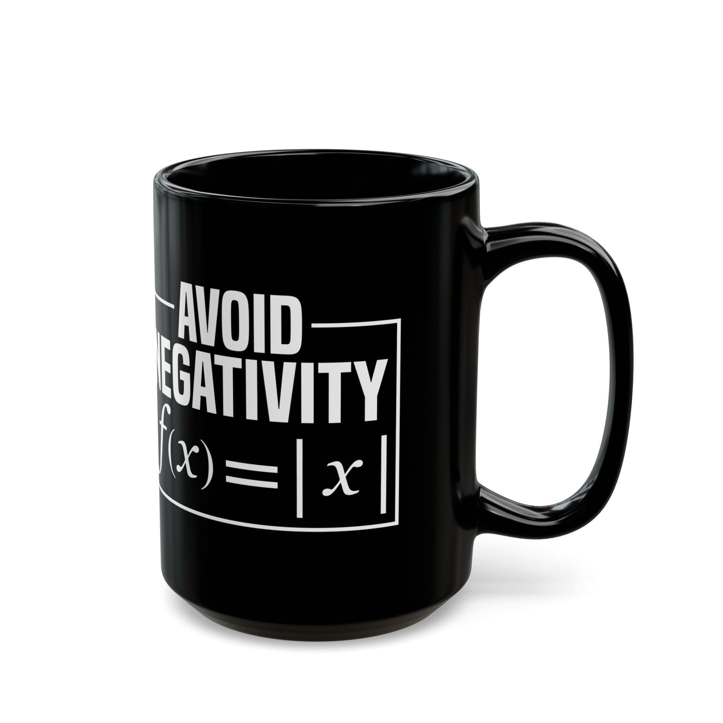 Avoid Negativity Black Mug (11oz, 15oz)