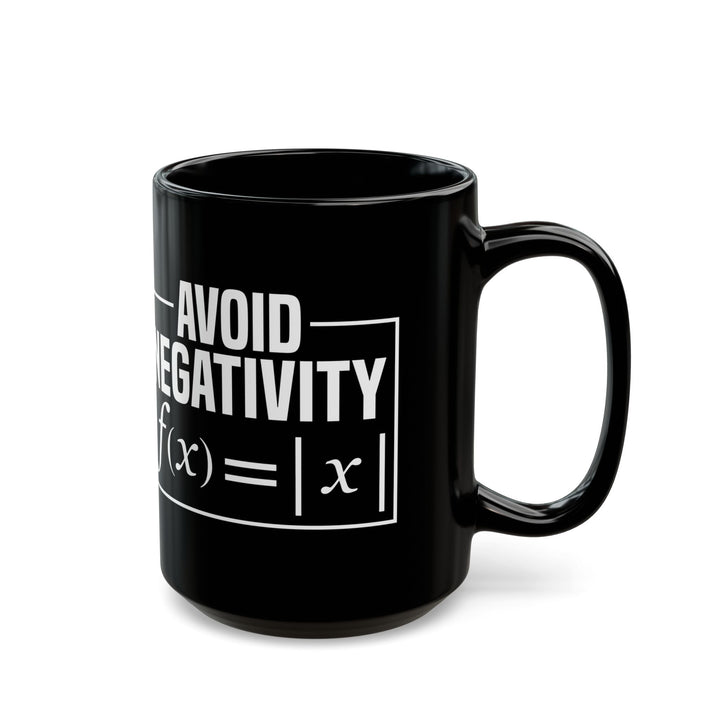 Avoid Negativity Black Mug (11oz, 15oz)