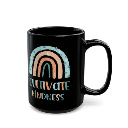 Cultivate Kindness Black Mug (11oz, 15oz)