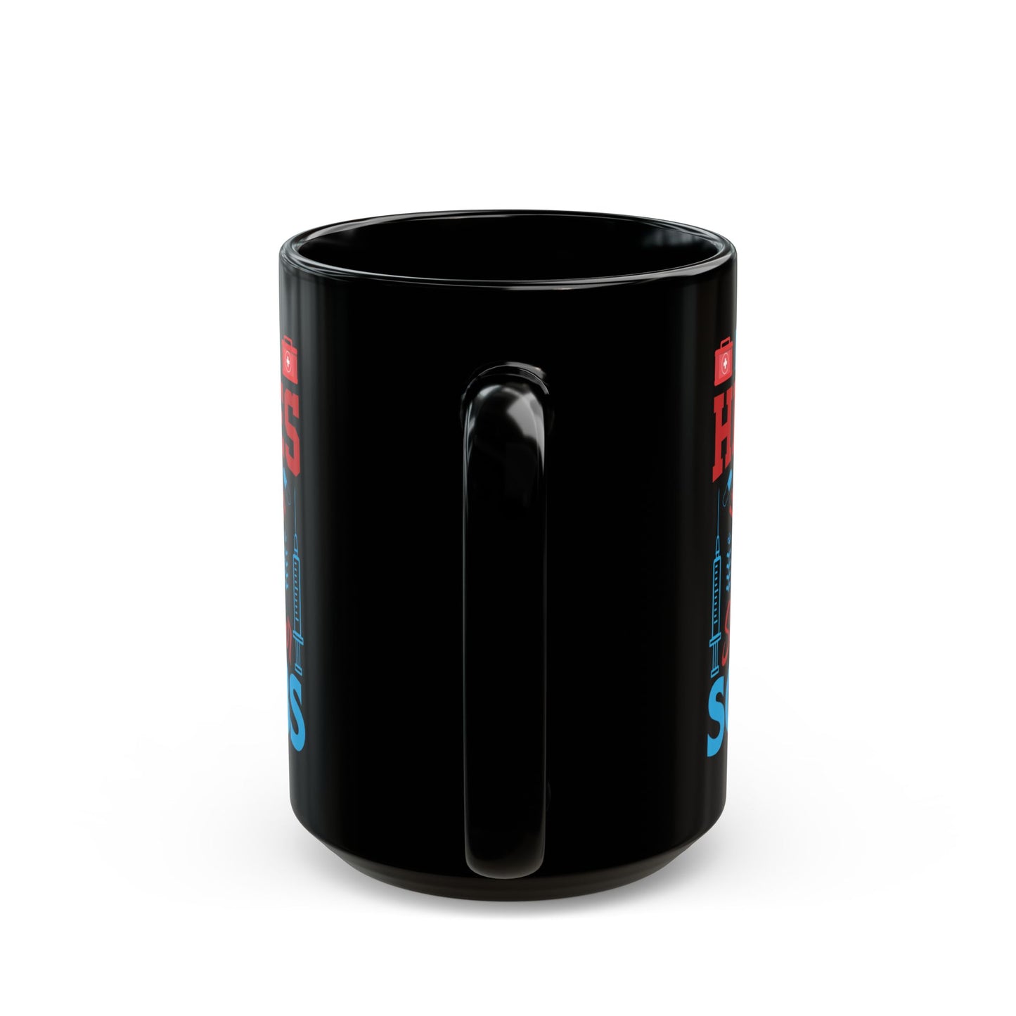 NOT ALL HEROES WEAR CAPES 11oz & 15oz  Black mug