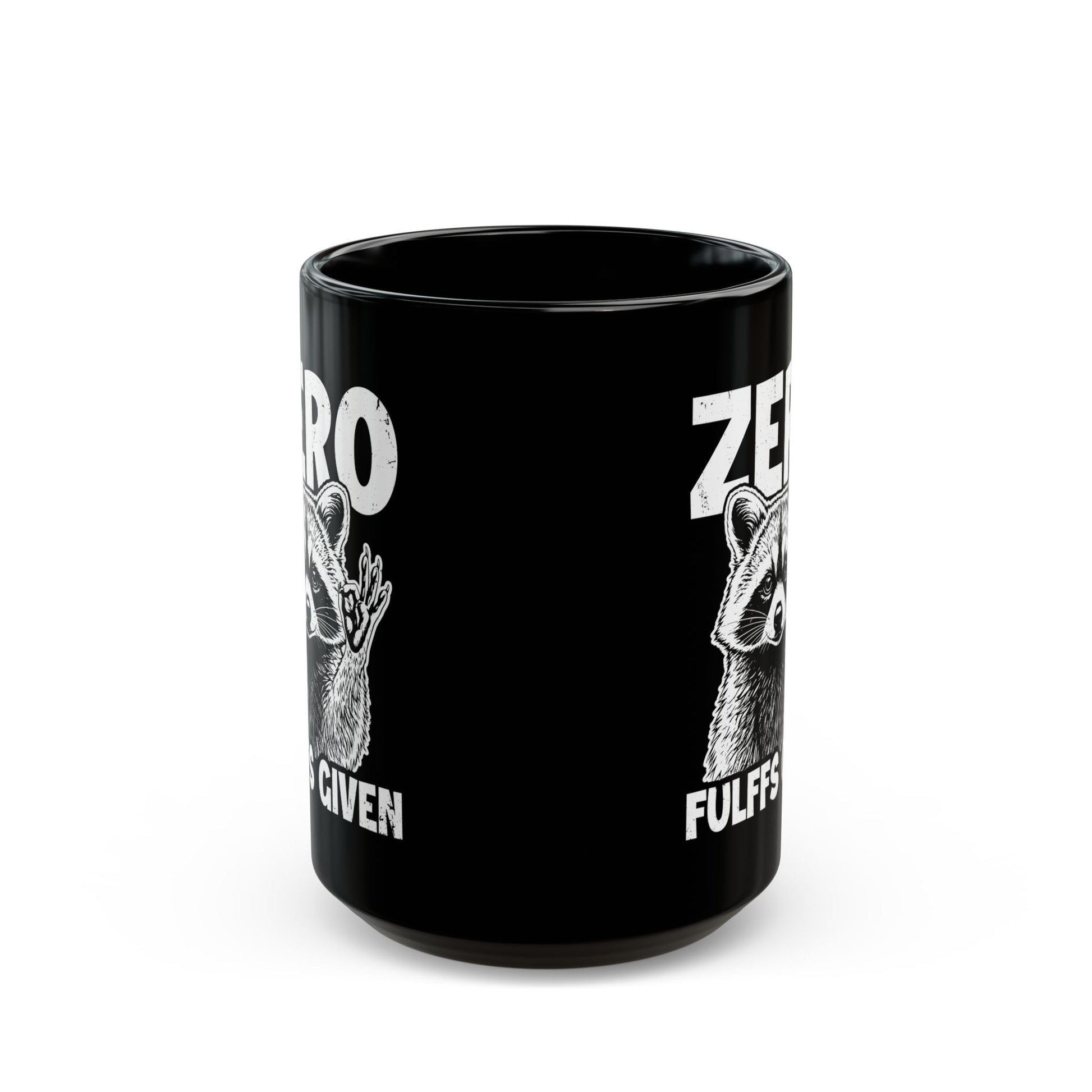Zero Fulffs given Black Mug (11oz, 15oz)