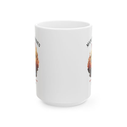 Made By Bunnies Mug – Cute Witch Bunny Gift (Custom Name)