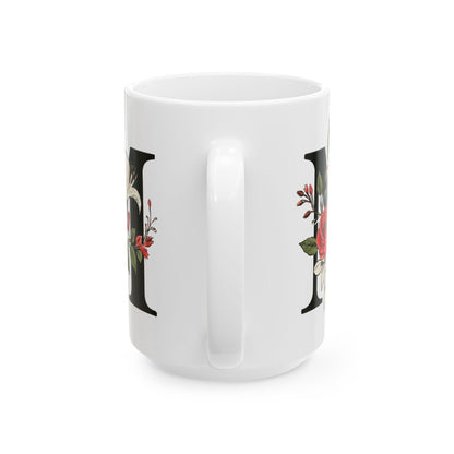 M white Mug, (11oz, 15oz)