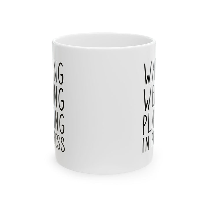 Funny Wedding Planning Mug – Bride to Be Gift – White Engagement Coffee Cup for Future Mrs, Bridal Shower Gift Idea for Wedding Planner