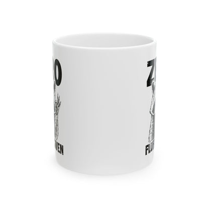 Zero Fluffs given White Mug