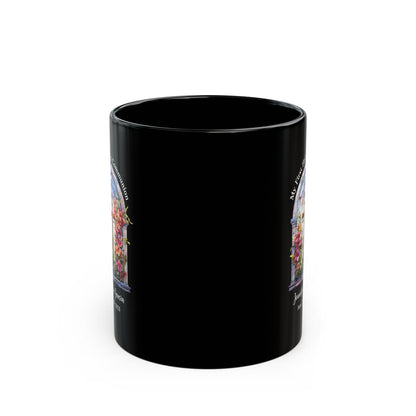 Black First Communion Mug – Personalized Gift for Girl