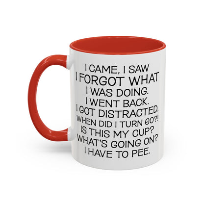 I Came I Saw coloring Coffee Mug (11, 15oz)