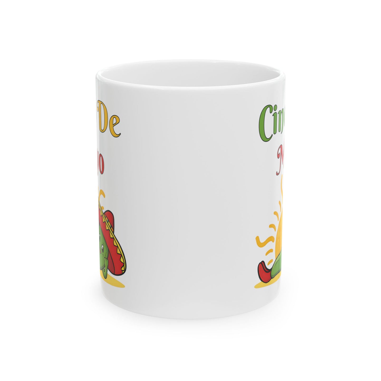 Cinco De Mayo White Mug, (11oz, 15oz)