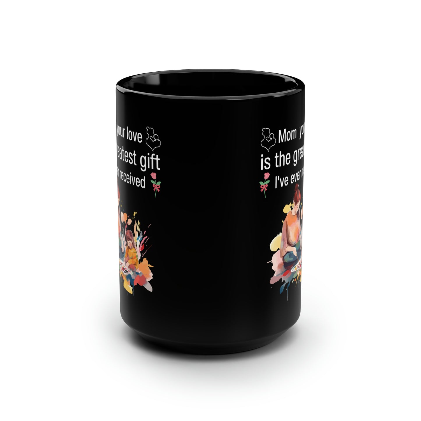 Black Coffee Mug for Mom – Heartfelt Gift for Mother’s Day, Birthday & Christmas