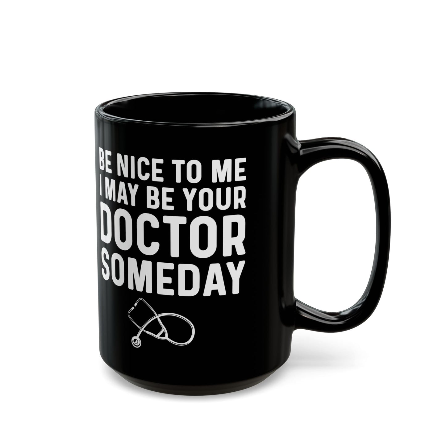 Funny Black Coffee Cup for Medical Students – Bold Med School Gift for Future Doctors