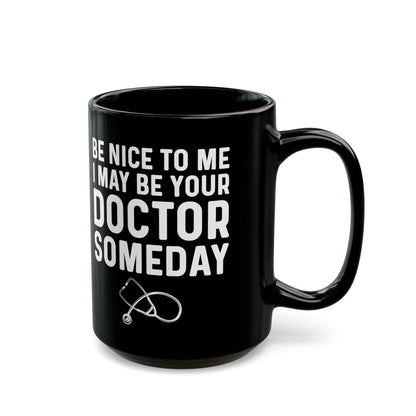 Funny Black Coffee Cup for Medical Students – Bold Med School Gift for Future Doctors