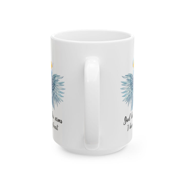 God Has You In His Arms White Mug, (11oz, 15oz)
