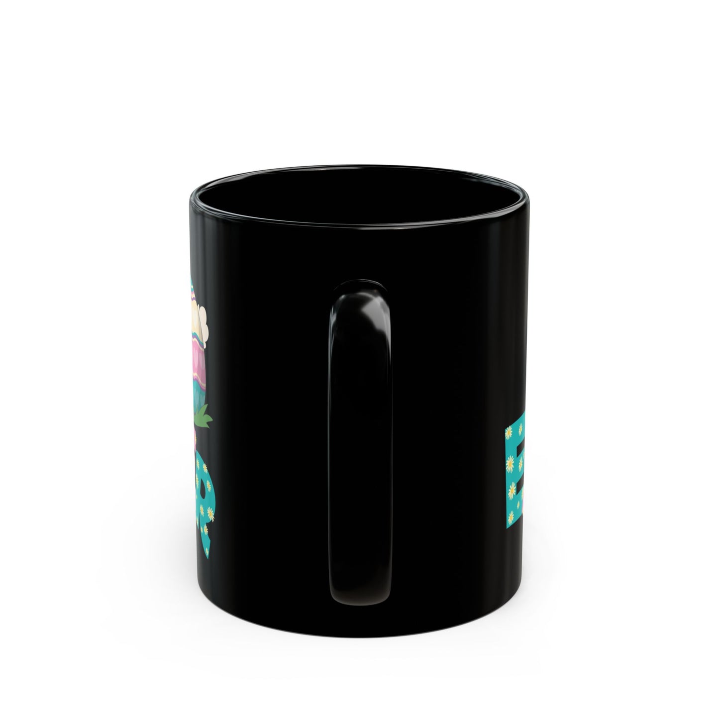 Happy Easter  Black Mug (11oz, 15oz)