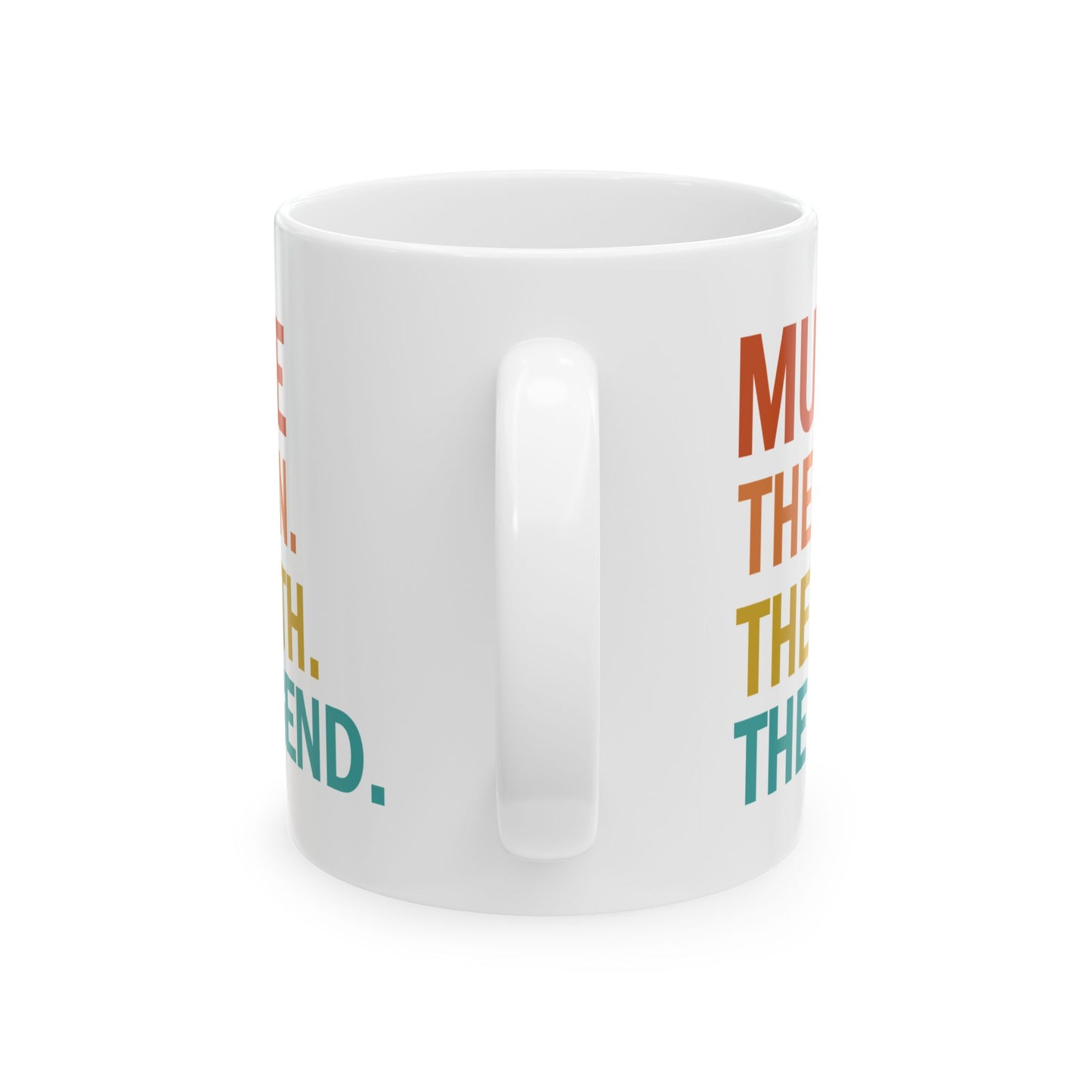 White Murse Mug – The Man The Myth The Legend Funny Coffee Cup – Male Nurse Gift for RN, LPN, or Nursing School Graduation