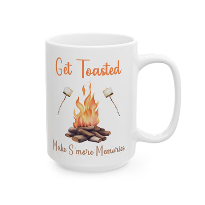 Get Toasted  Ceramic Mug, (11oz, 15oz)