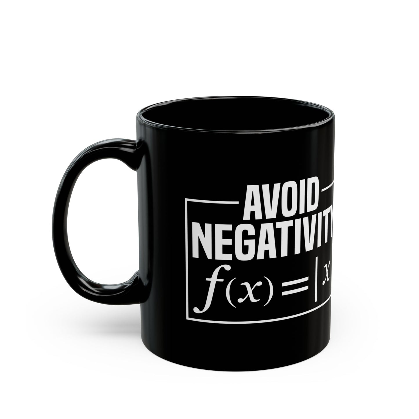 Avoid Negativity Black Mug (11oz, 15oz)