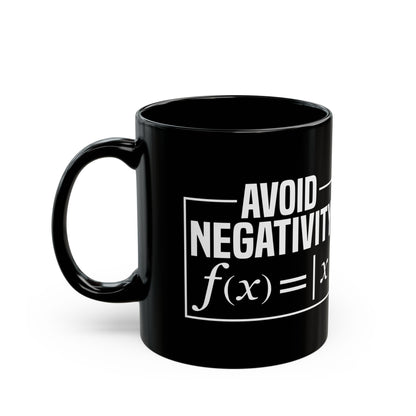 Avoid Negativity Black Mug (11oz, 15oz)