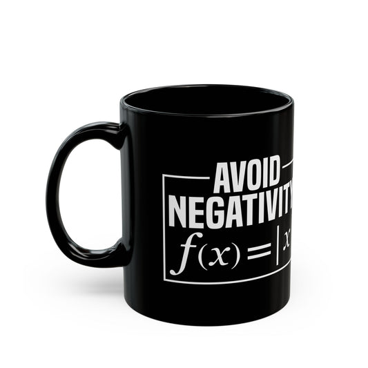 Avoid Negativity Black Mug (11oz, 15oz)