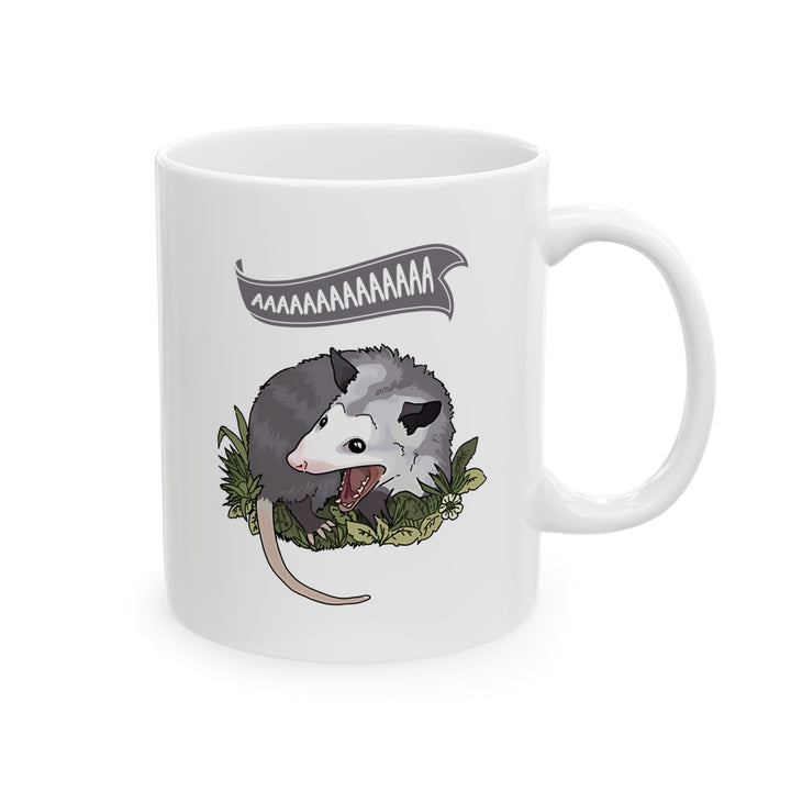 Posom coffee mug, white Mug, (11oz, 15oz)