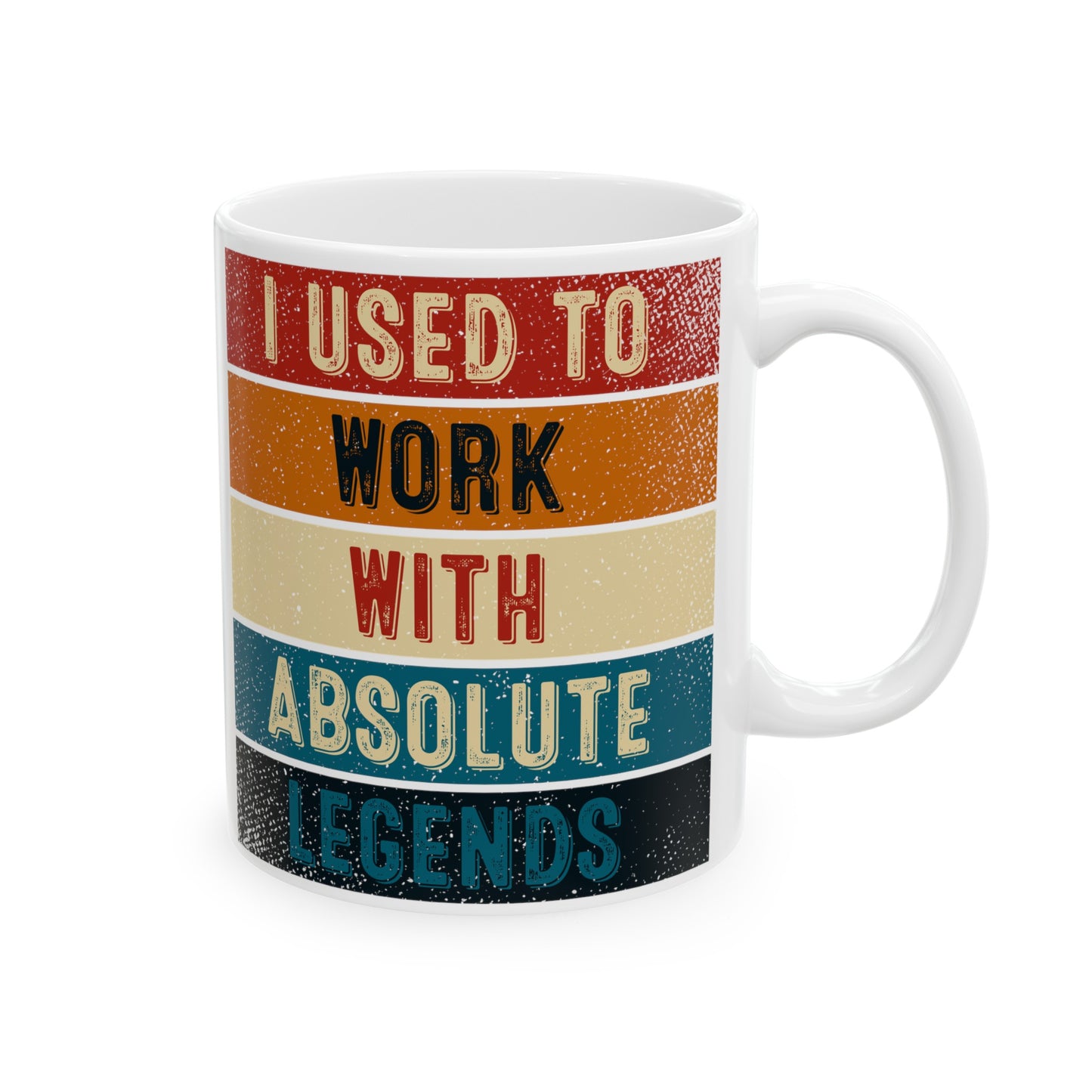 I Used to Work with Absolute Legends Mug – Vibrant Retro Design