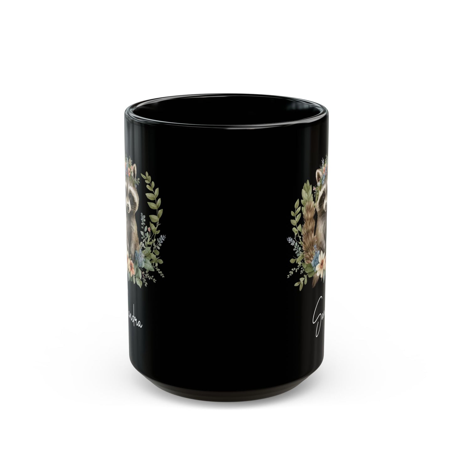 racoon custom, Black Mug (11oz, 15oz)