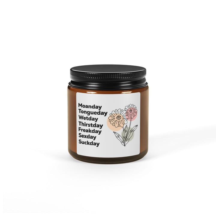 Sexy Days of the Week Candle – Funny Romantic Gift, Naughty Couples Present, Bedroom Decor for Lovers