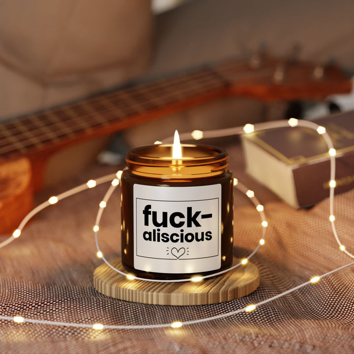 Fuck-aliscious Candle – Funny Sassy Gift, Bold Statement Decor, Naughty Best Friend Present