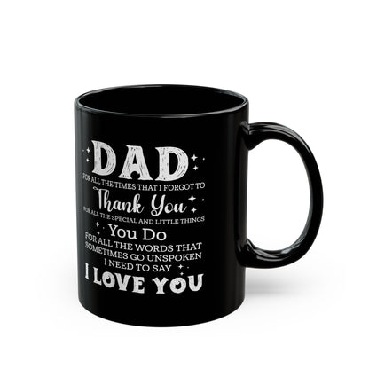 Dad Black Mug (11oz, 15oz)