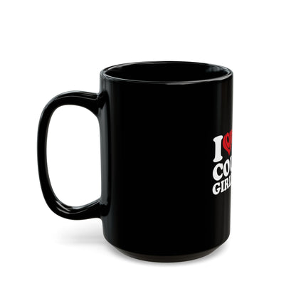 Funny Black Coffee Mug for Younger Boyfriends – Bold White and Red Design