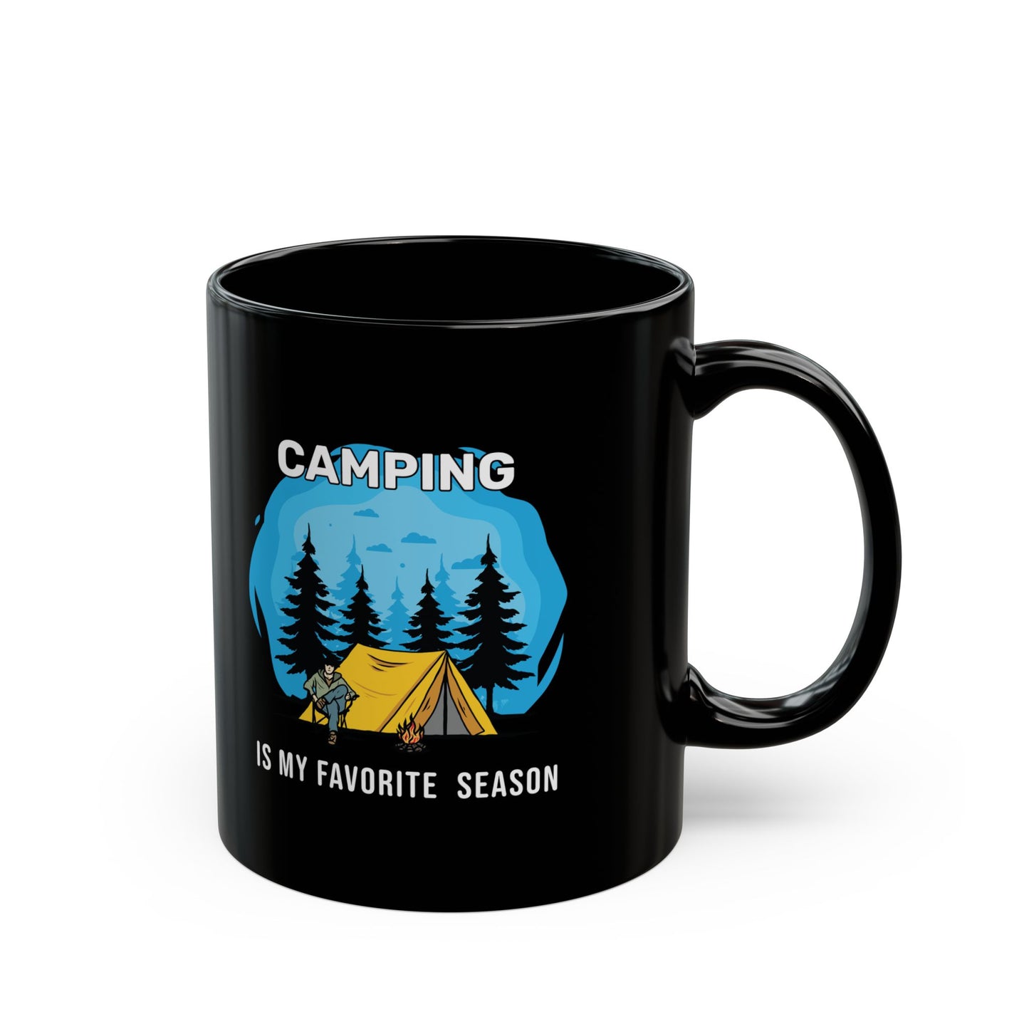 Camping is My Favorite Season Ceramic Mug, (11oz, 15oz)