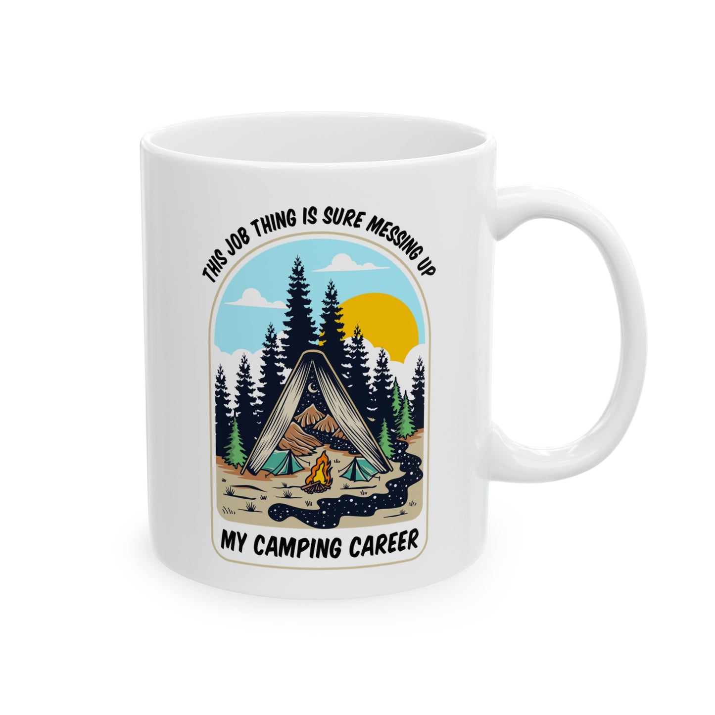 Adventure Awaits Ceramic Mug, (11oz, 15oz)