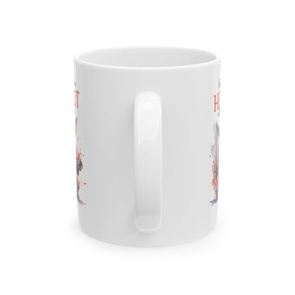 Heart Attack Bunny Mug – Personalized Funny Gift with Name