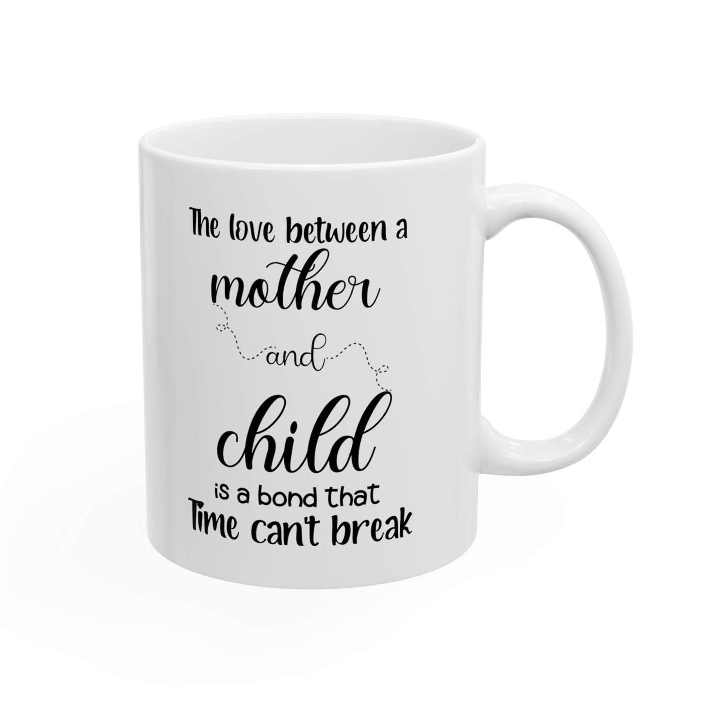 The love between 11oz white Mug