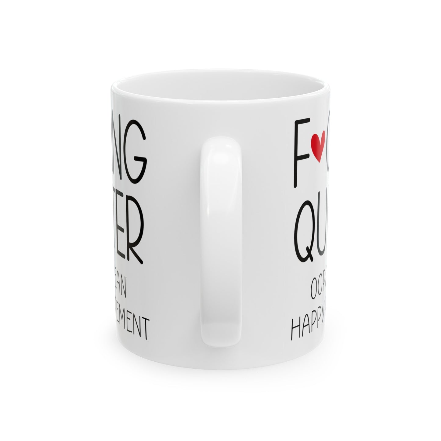 Funny Retirement Mug – F*cking Quitter Quote Mug for Retirees with a Sense of Humor