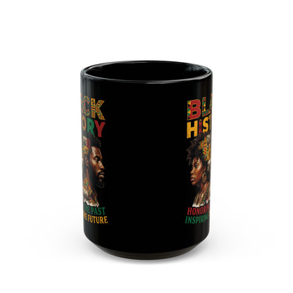 African Roots Black Leaders Black Mug (11oz, 15oz)