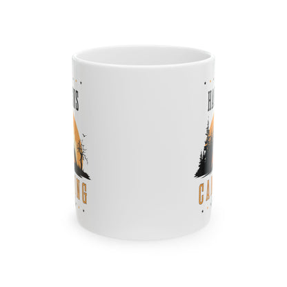 Life Camping Ceramic Mug, (11oz, 15oz)