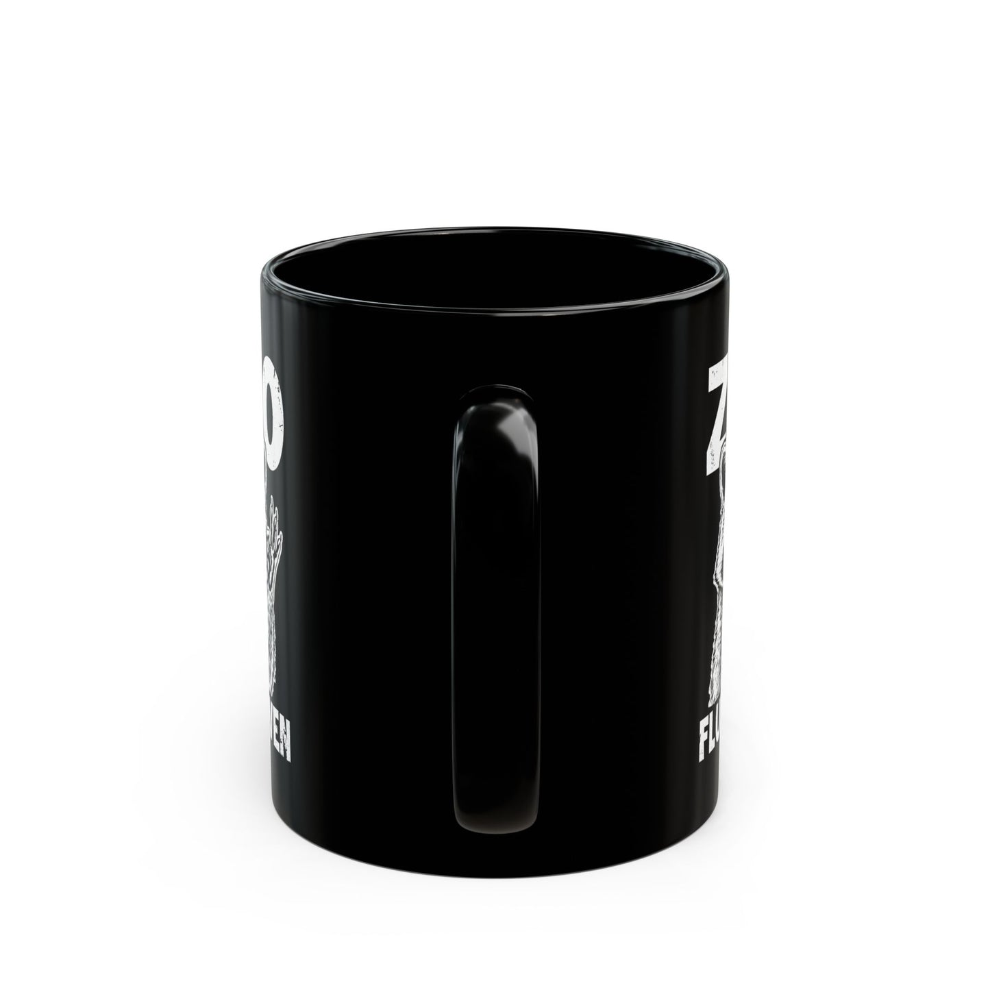 Zero Fluffs given Black Mug