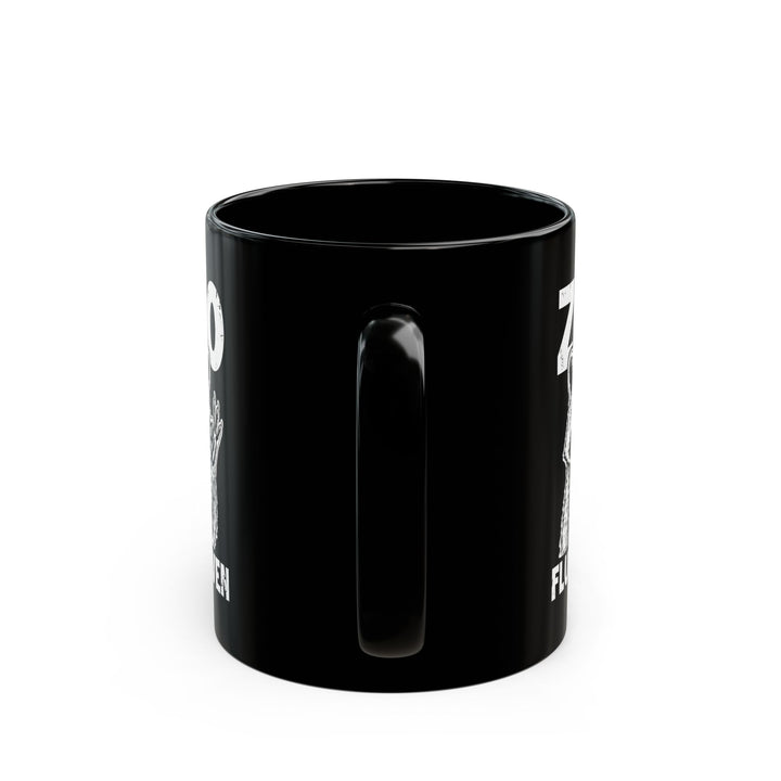 Zero Fluffs given Black Mug