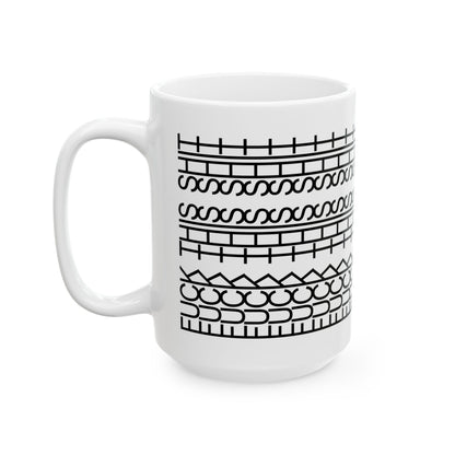 Tribal Border Seamless Pattern