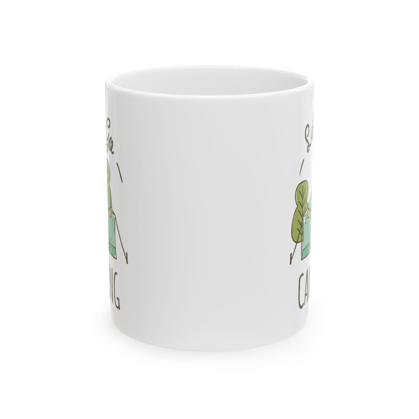 Let's Go Camping Ceramic Mug, (11oz, 15oz)