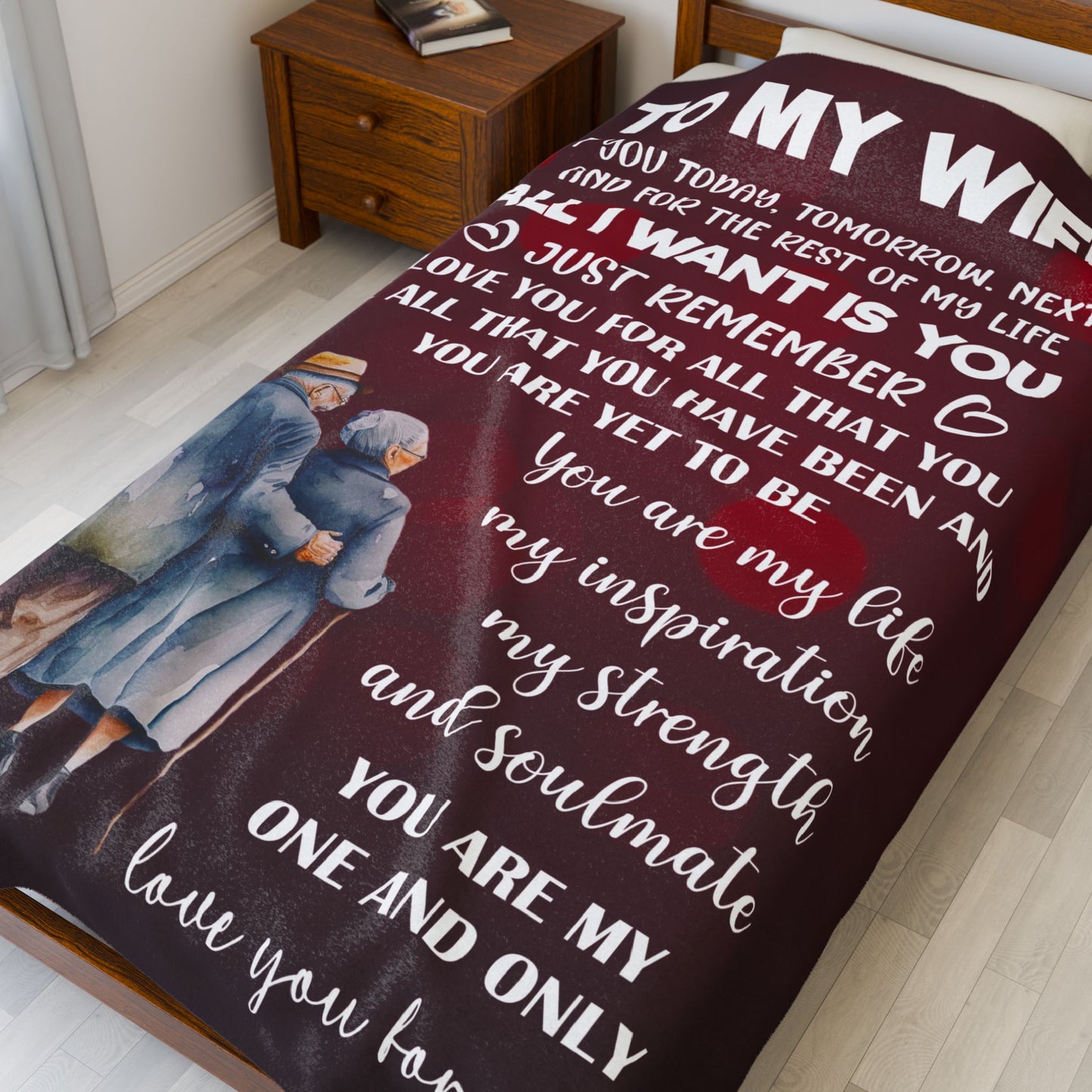 To My Wife Blanket
