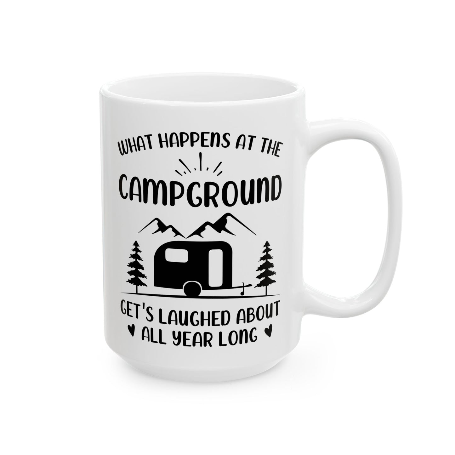 Rustic Camping Adventure Ceramic Mug, (11oz, 15oz)