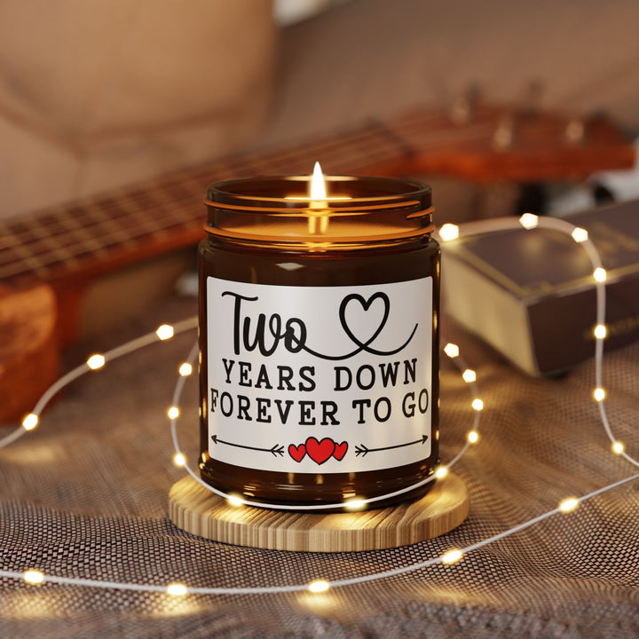Two-Years-Down-Forever-to-go Candle