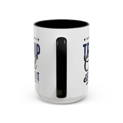 Funny Trump Girl Mug – I'm a Trump Girl Get Over It – Conservative Patriotic Gift for Women