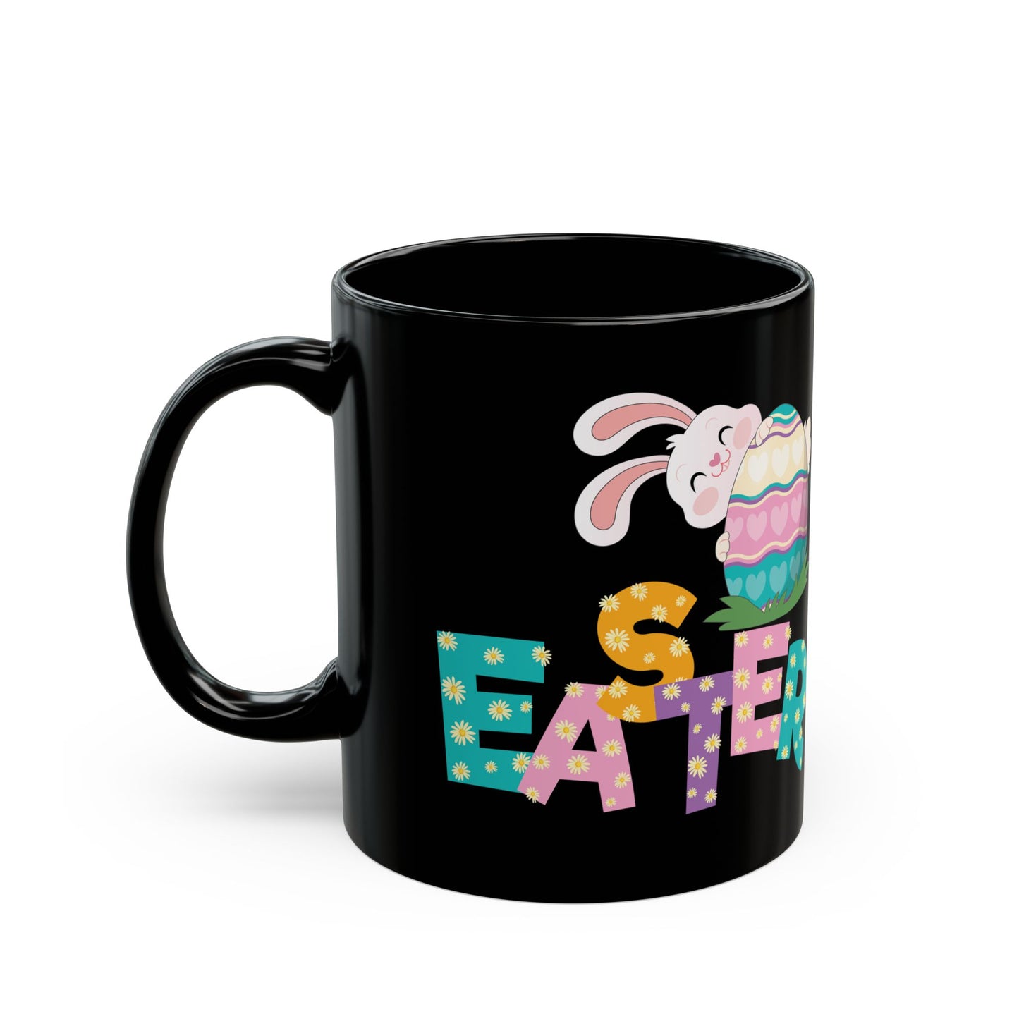 Happy Easter  Black Mug (11oz, 15oz)