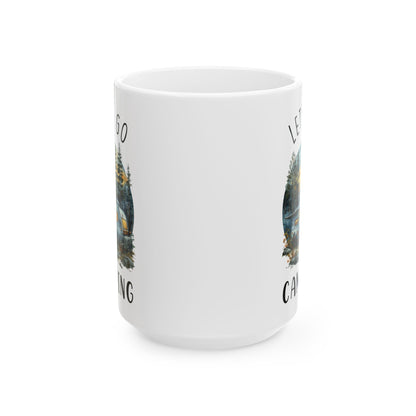 Vintage Camper Adventure Shirt Ceramic Mug, (11oz, 15oz)